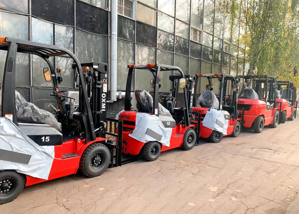 Вилочный погрузчик OXMI 1,5 тонны с диз. двигателем Yanmar