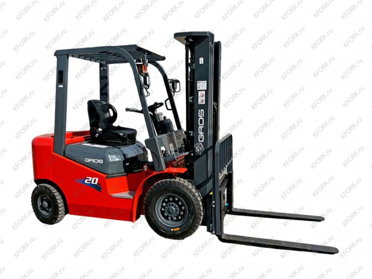 Вилочный погрузчик газ/бензин GROS LG20GLT 2 тонны