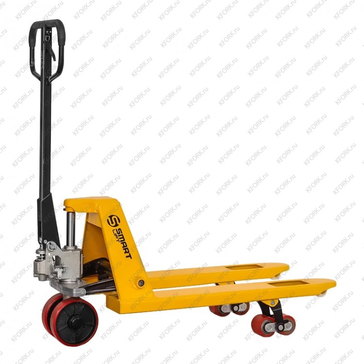 Гидравлическая тележка (рохля) SMARTLIFT SD-S CBY-BF2.5 2500 кг 550х800 мм, коротковильная