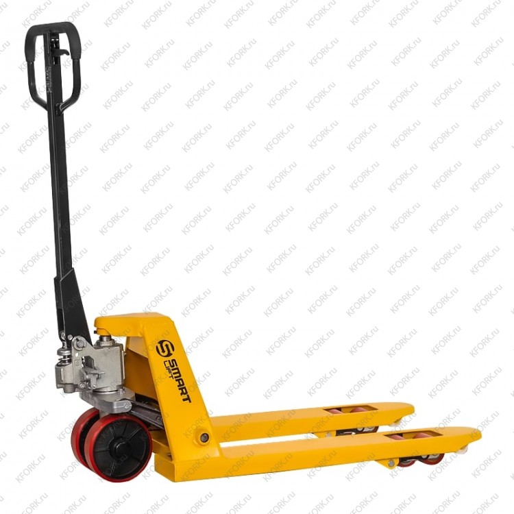 Гидравлическая тележка (рохля) SMARTLIFT SD-S CBY-BF2.5 2500 кг 550х800 мм, коротковильная