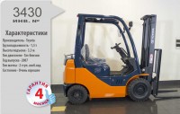 Газ-Бензиновый автопогрузчик Toyota 3430 Б/У