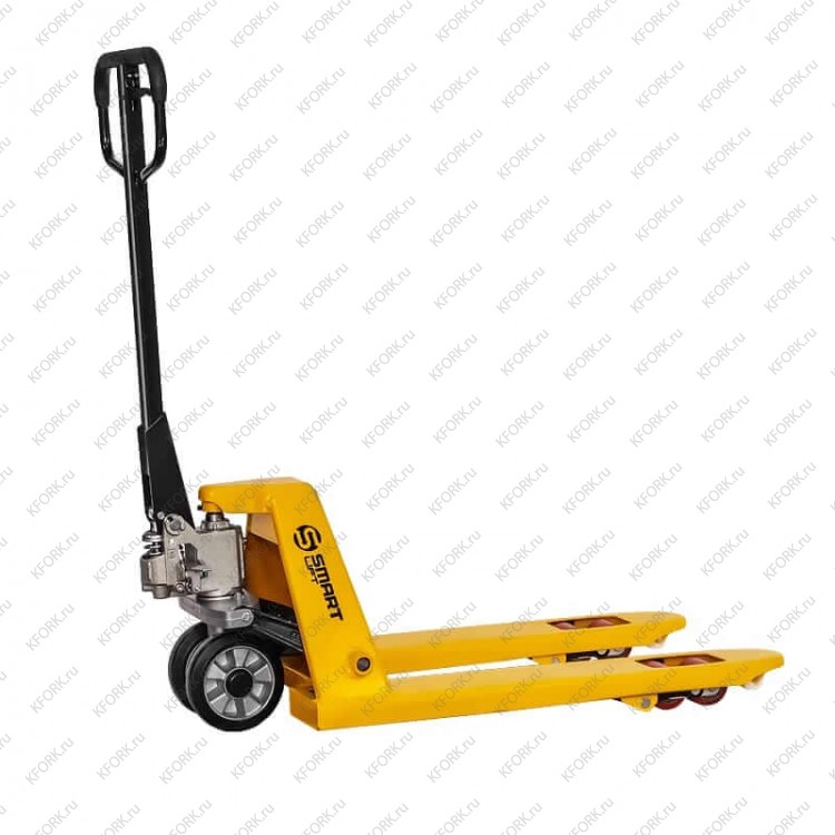 Гидравлическая тележка (рохля) SMARTLIFT SD-S CBY-BF2.5 2500 кг 550х800 мм, RDP, коротковильная