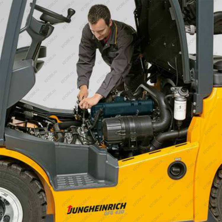 Вилочный дизельный автопогрузчик Jungheinrich DFG540 4 тонны