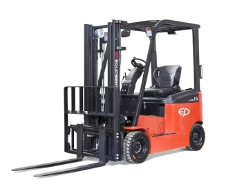 Вилочный электропогрузчик EP 1,5 т 48/385 В/Ач 4 опоры