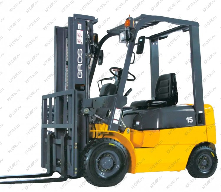 Вилочный дизельный автопогрузчик GROS CPCD15 1,5 т