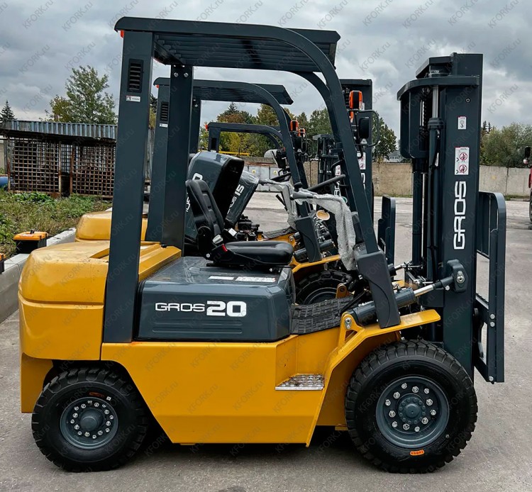 Вилочный погрузчик GROS CPCD20 2 т, дизельный